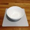 Super Cool Creations Square Placemat Set, Light Grey - Large - 4 Placemats view 2