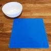 Super Cool Creations Square Placemat Set, Bright Blue - Large - 6 Placemats view 3