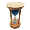 Fenteer Assorted Hourglass 15min/20min/30min Wooden Clock glass Pub Hotel Bar Decor Ornament, Blue, 20 Minutes view 4