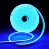 XUNATA 328ft LED Neon Rope Light, Waterproof Blue Tube DC 12V 12000 LEDs SMD 2835 Flexible LED Neon Lights for Garden Patio Party Christmas Thanksgiving Outdoor Decoration (Blue) view 1