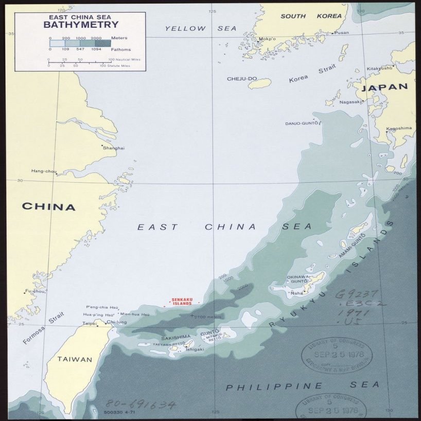 18" x 24" 1947 Map Of The Area Of Shantung China