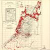 16" x 24" 1949 Map Of Palestine Villages & Settlements view 1