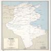 12" x 24" 1972 Map Of Tunisia Airfields Major Ports view 1