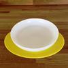 Super Cool Creations Oval Placemat Set, Yellow - Large - 4 Placemats view 2