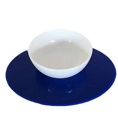 Super Cool Creations Oval Placemat Set, Blue - Large - 6 Placemats