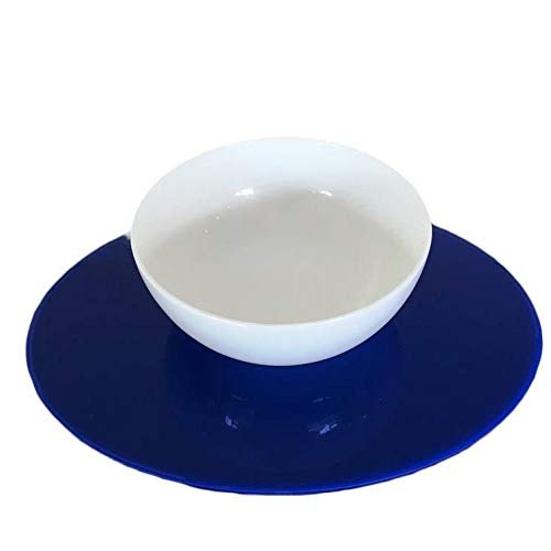 Super Cool Creations Oval Placemat Set, Blue - Large - 6 Placemats