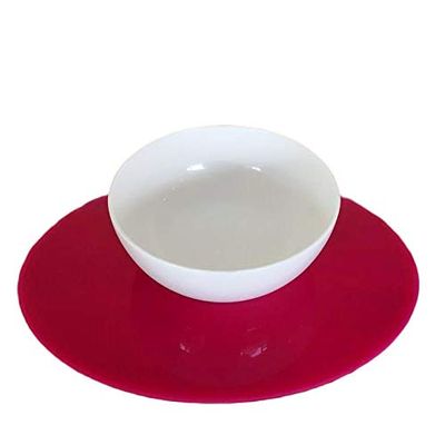 Super Cool Creations Oval Placemat Set, Pink - Large - 6 Placemats