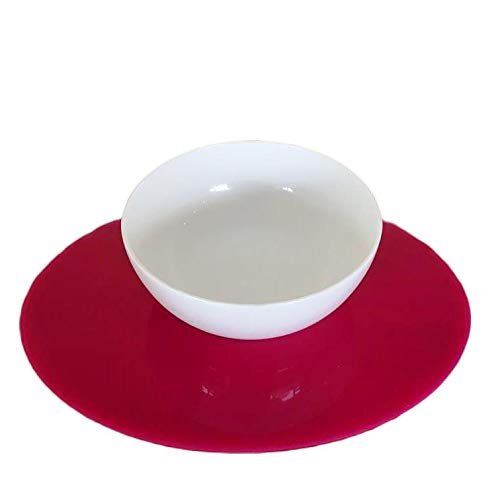 Super Cool Creations Oval Placemat Set, Pink - Large - 6 Placemats