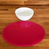 Super Cool Creations Oval Placemat Set, Pink - Large - 6 Placemats view 3