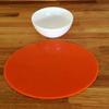Super Cool Creations Oval Placemat Set, Orange - Large - 4 Placemats view 3