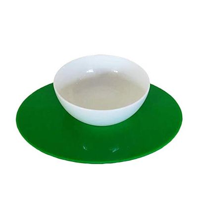 Super Cool Creations Oval Placemat Set, Bright Green - Large - 6 Placemats