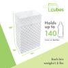 Clean Cubes 30 Gallon Disposable Pop-Up Trash Cans (3-Pack) with Fitted Bags  Foldable Garbage & Recycling Bins for Parties, Events & Kitchen (Trellis, 30" H x 14" W x 17" D) view 4