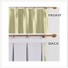 cololeaf Faux Silk Satin Blackout Curtains Luxury Dupioni Thermal Insulated Pinch Pleated Drapes for Living Room Bedroom Diningroom Khaki 84" W x 84" L Inch (1 Panel) view 3