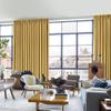 cololeaf Faux Silk Satin Blackout Curtains Luxury Dupioni Thermal Insulated Pinch Pleated Drapes for Living Room Bedroom Diningroom Gold 84" W x 84" L Inch (1 Panel) view 2