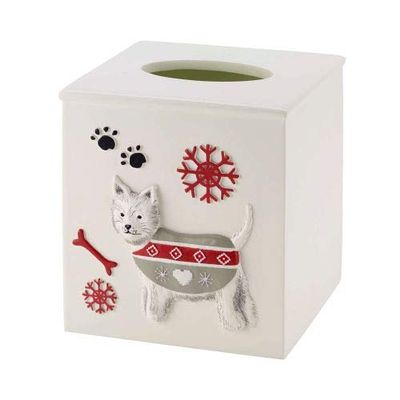 Avanti Linens Happy Pawlidays Tissue Cover