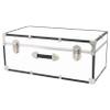 Seward Trunk Basic 30" Trunk - White Storage Chest with Latches & Handle view 1