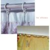 Koala Superstore Set of 30 Classic Curtain Accessory Plastic Curtain Hanger Rings, Internal Diameter 4.2cm, Gold view 2