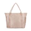 Large Diaper Tote Bag for Baby Care Stuff Stylish for Mom and Dad Convertible Travel Shoulder Bag for Boys and Girls (Apricot dots) view 1