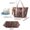 Large Diaper Tote Bag for Baby Care Stuff Stylish for Mom and Dad Convertible Travel Shoulder Bag for Boys and Girls (Apricot dots) view 2