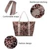 Large Diaper Tote Bag for Baby Care Stuff Stylish for Mom and Dad Convertible Travel Shoulder Bag for Boys and Girls (Apricot dots) view 4
