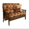 Kodiak Furniture Tucson Full Size Futon Set In Rustic Walnut Finish, Canadian view 3