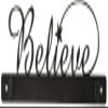Ackfeld Manufacturing 14in Believe Charcoal Quilt Clip Hanger view 1