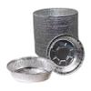 EcoQuality 8" Round Aluminum Foil Pans - Disposable Containers with Foldable Walls for Pie Baking, Cooking, Serving, Reheating, and Storing - Freezer and Oven Safe Tart Pan 150 Pack view 1