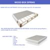 Greaton Fully Assembled Wood Traditional Box Spring or Foundation For Mattress Set, Not Standard Size, 74x33 view 4