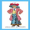 An English suffrage movement postcard showing a woman dressed in attire similar to the American flag in a Uncle Sam contrast Womens suffrage is the right of women to vote on the same terms as men Thi view 1