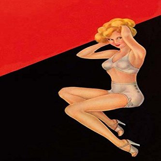 This label features a pin-up girl It was made for the J (Bud) Vukasovich co for packing its seasonal vegetables from Arizona or California The use of the sexy woman was to make their brand stick in