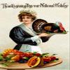 The sender of the vintage postcard is obviously not a chef because it is traditional to serve the Turkey plucked and cooked However symbolically this is great for the season complete with the fruits view 1