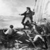 Francis Scott Key N(1779-1843) American Lawyer And Writer Of The Star Spangled Banner Our Flag Was Still There (Francis Scott Key Witnessing The Bombardment Of Fort Mchenry September 13-14 1814) Oil O view 1