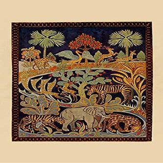 Animal Tapestry Vintage art reproduction by Buyenlarge One of many rare and wonderful images brought forward in time I hope they bring you pleasure each and every time you look at them