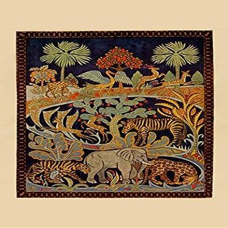 Animal Tapestry Vintage art reproduction by Buyenlarge One of many rare and wonderful images brought forward in time I hope they bring you pleasure each and every time you look at them