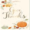 Cypress Home Give Thanks Metallic Paper Guest Towel. 15 Count view 1