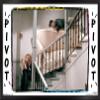 Trends International Friends - Pivot Wall Poster, 22.375" x 34", Black Framed Version view 1