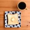 natural69 Janke Square Plate M, White Swallow view 4