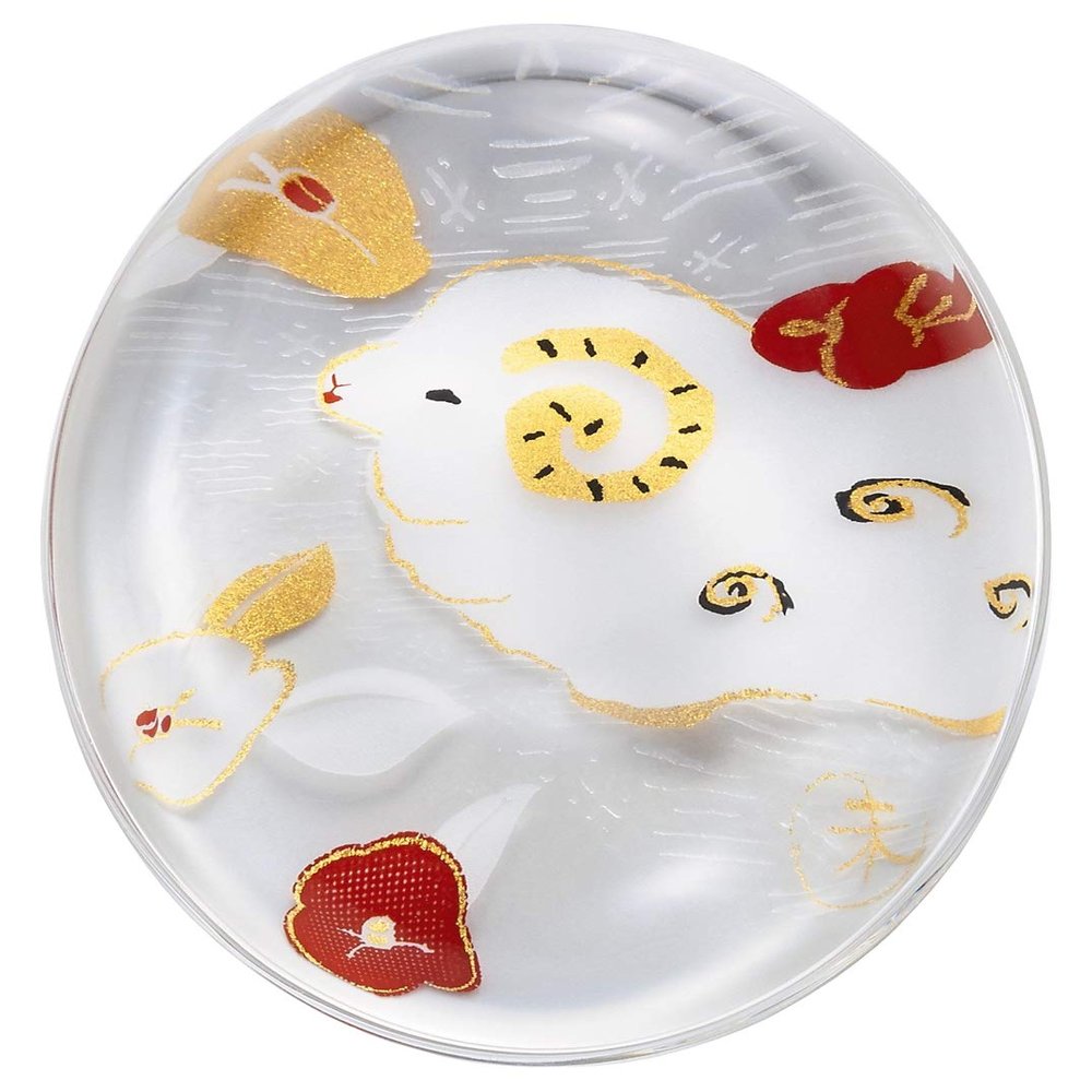 Aderia 6098 Chopstick Rest, Medeta Zodiac Sign, Not [Approx. 2.2 x 1.7 x Height 0.5 inches (5.6 x 4.4 x 1.3 cm), Chopsticks Rest / Zodiac Zodiac, Made in Japan, Presentation Box, Birthday Gift