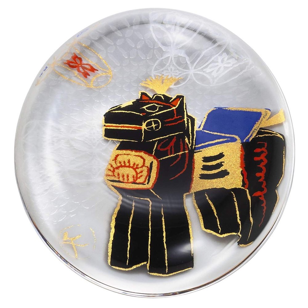 Aderia 6097 Medeta Zodiac Afternoon Chopsticks Rest, Approx. 2.2 x 1.7 x Height 0.5 inches (5.6 x 4.4 x 1.3 cm), Chopsticks Rest / Zodiac Zodiac Pattern, Made in Japan, Presentation Box, Birthday Gift
