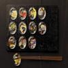 Aderia 6097 Medeta Zodiac Afternoon Chopsticks Rest, Approx. 2.2 x 1.7 x Height 0.5 inches (5.6 x 4.4 x 1.3 cm), Chopsticks Rest / Zodiac Zodiac Pattern, Made in Japan, Presentation Box, Birthday Gift view 3