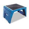 1-Step Plastic Folding Step Stool with 250 lb. Load Capacity Color: Blue view 1