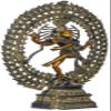 Exotic India Nataraja - Brass Statue - Color Black Gold Color view 2