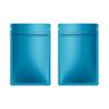 QQ Studio 100pcs Double-Sided Matte Foil Flat Packaging Zipper Seal Bags (3.3" x 5.1", Matte Blue) view 1