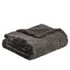 Home Soft Things Brown Plain Faux Fur Throw Blanket, Coffee Bean - 60'' x 80'' Shiny Silky Smooth Soft Heavy Bed Couch Cover Warm Comfortable Cozy Elegant Plush Throw for Living Room Bedroom view 1