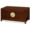 ChinaFurnitureOnline Mahogany Finish Elmwood Chinese Ming Kang Cabinet view 1
