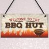 RED OCEAN BBQ Hut Hanging Garden Sign Summer House Bar Man Cave Shed Plaque Friendship Gift view 3