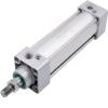 Heschen Tie-Rod Pneumatic Air Cylinder, SC 40-100, 40mm Bore, 100mm Stroke, PT 1/4 Port, Double Acting, Adjustable Cushion, Self-Lubricating Actuator for Industrial & Woodworking view 1