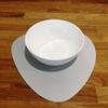 Super Cool Creations Pebble Placemat Set, Light Grey - Large - 4 Placemats view 1