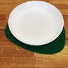 Super Cool Creations Pebble Placemat Set, Green - Large - 8 Placemats view 2