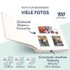 Goldbuch Summertime Trend 2 31605 Photo Album with 100 White Pages with Parchment Dividers, Photo Album with Linen Cover, up to 600 Pictures, Beige, 30 x 31 cm view 4